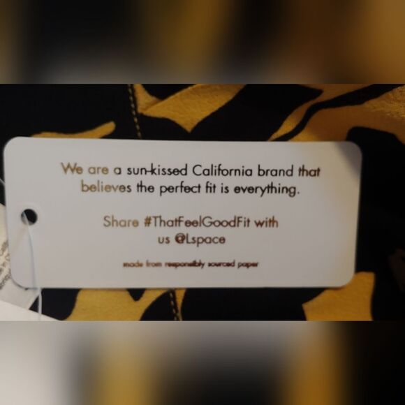 L Space Florence Pants w Floral Print Sz S NEW - Picture 6 of 8